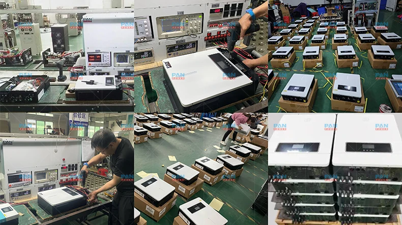 Factory 3kva 6kva off grid 3600w 6200w power inverter 24vdc 3.6kw 48vdc 6.2kw hybrid solar inverter