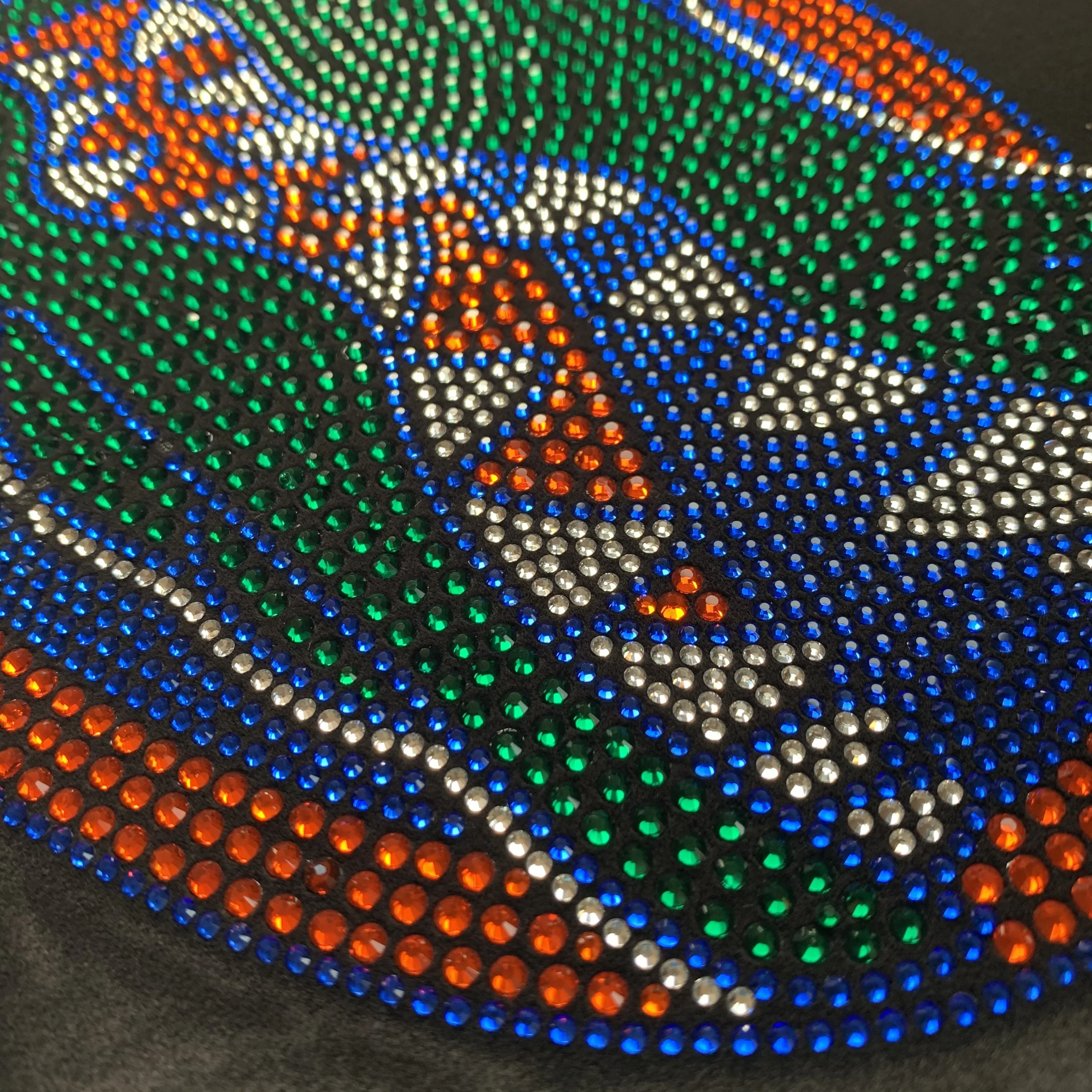 Wholesale Bling Teams Sports Logo Designs Iron On Football Basketball Baseball Hockey Rhinestone Heat Transfer for T-shirts