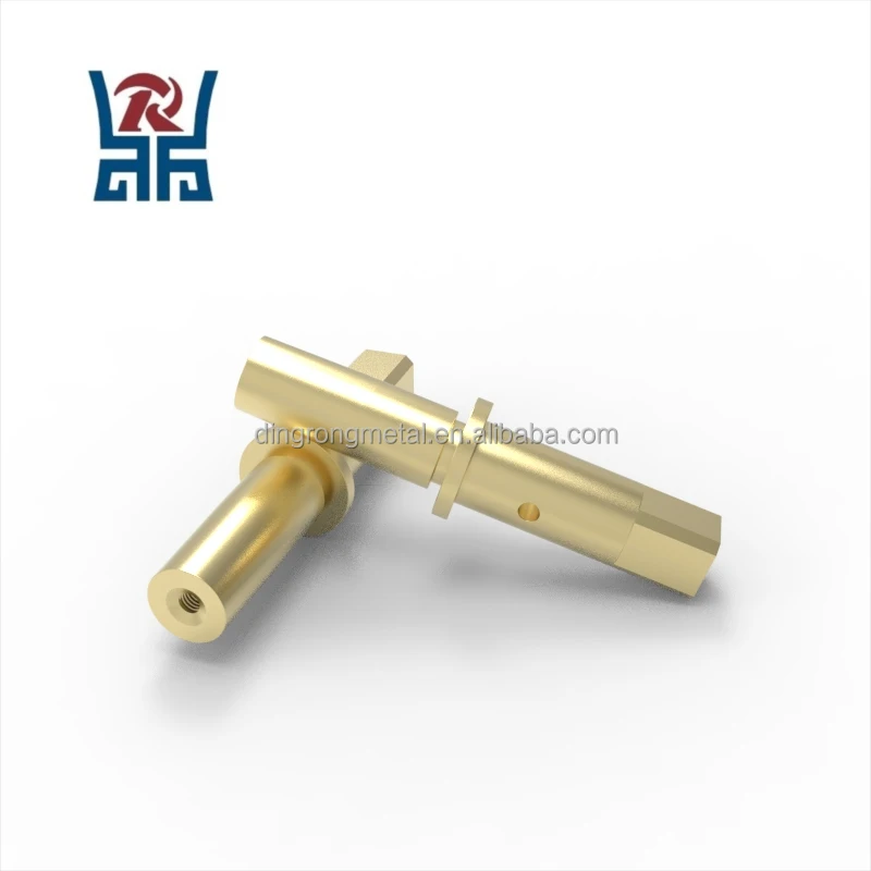 High Precision Customized CNC Machining Brass Axle CNC Turning Parts Mechanical Sleeve Parts