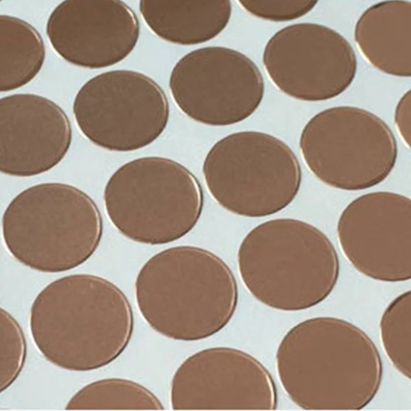 Customized Conductive Copper Foil Aluminum Tape Touch Button Copper Foil Self-Adhesive Gasket