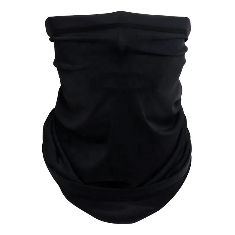
UPF40+ Neck Gaiter Running Multifuntional Tubular Bandana Anti-UV Unisex Face Mask Custom Logo Tube Headwear 
