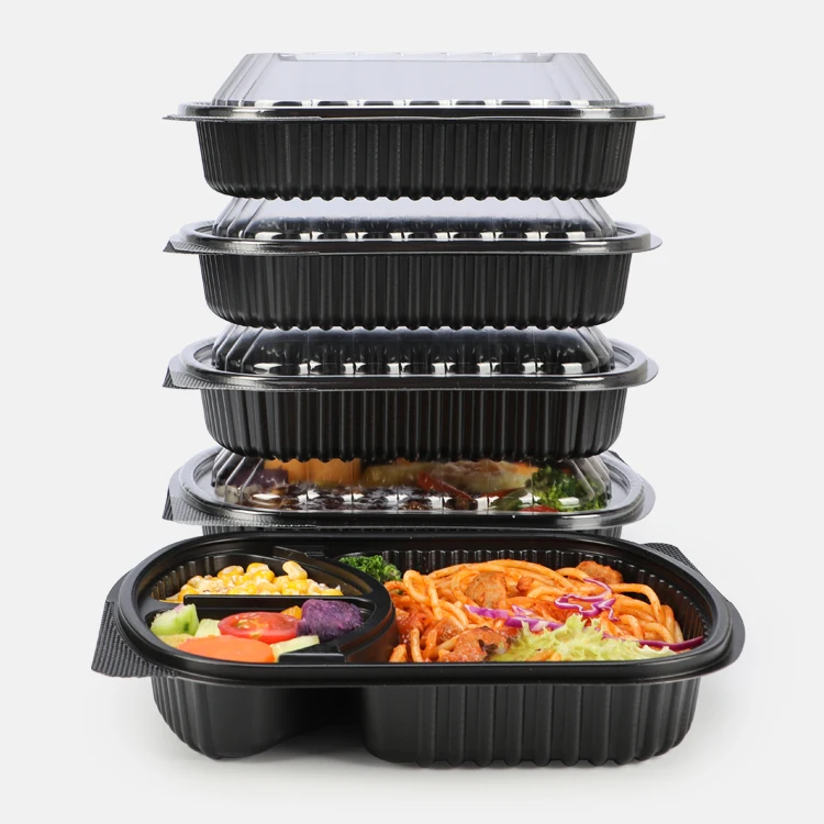 Small Plastic Food Container 2L Plastic Food Container Disposable Lunch Box