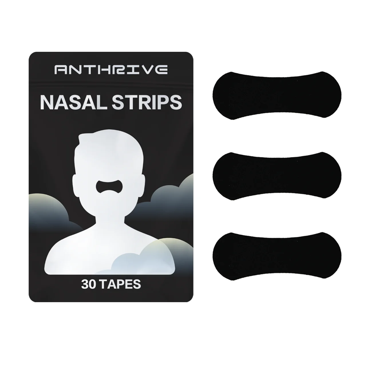 Anthrive CE ISO Nose Breathing Strips Better Sleep Strips Nose Tape Extra Strength Nasal Strips For Anti Snoring Men Women