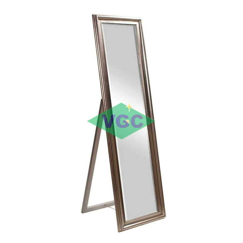 VGC Modern Floor Mirror Framed with Wood Full-length Wooden Framed Mirror for Livingroom or bedroom