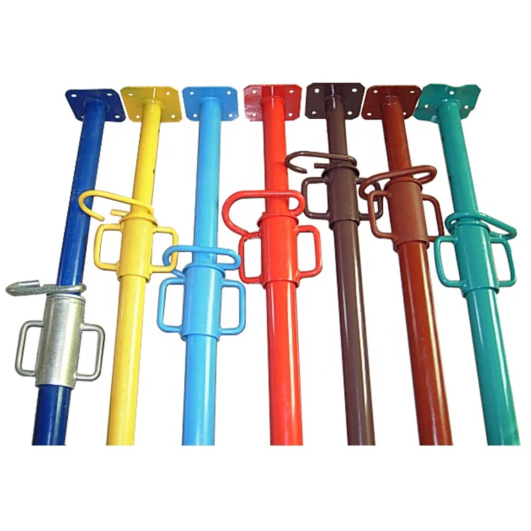  pre galvanized telescpicos jack shore construction cast handle heavy duty steel adjustable