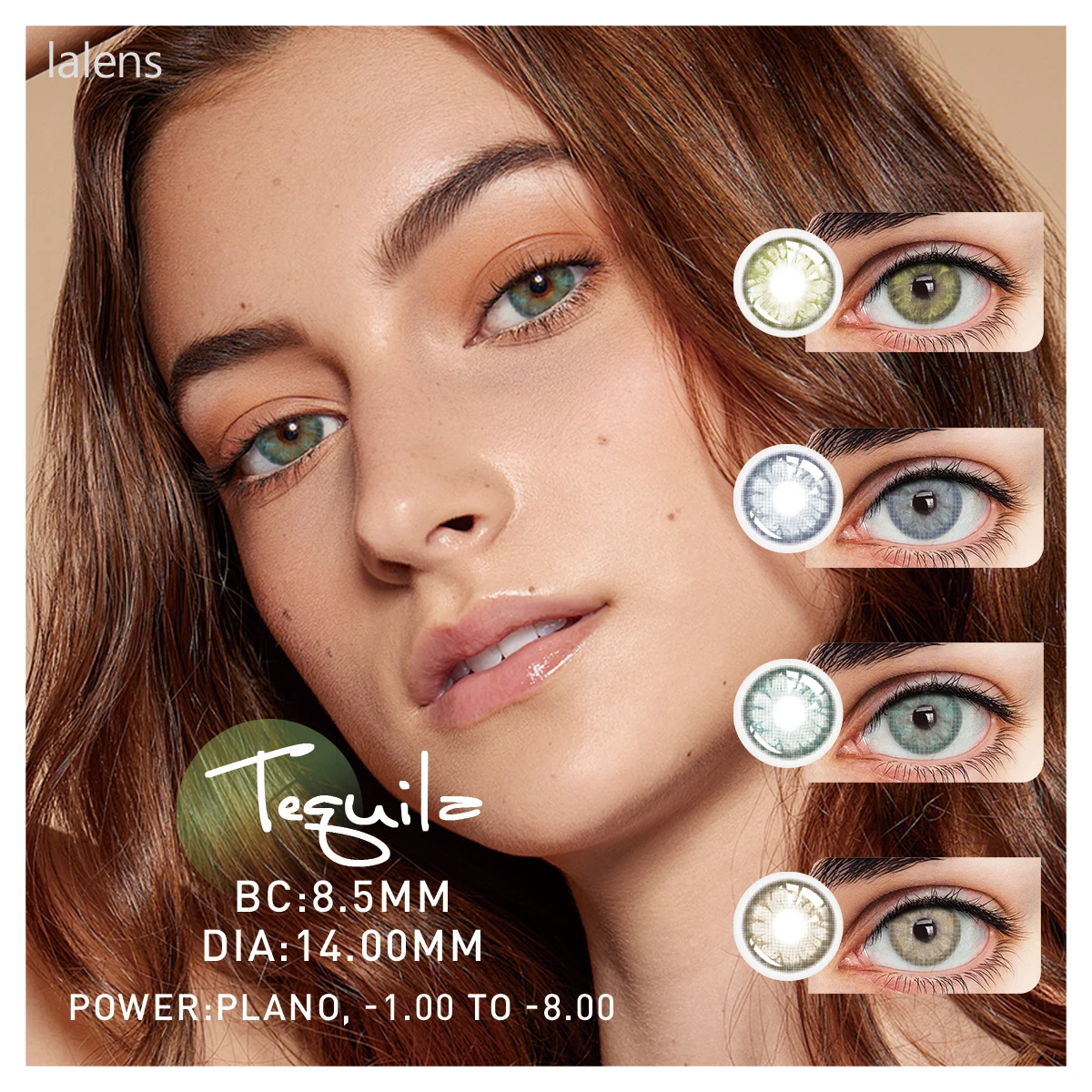 Lalens Wholesale Fashion Contact Lens Prescription Plano To 800 Fresh Tone Cosmetic Colored  Lenses Soft Contact Lens