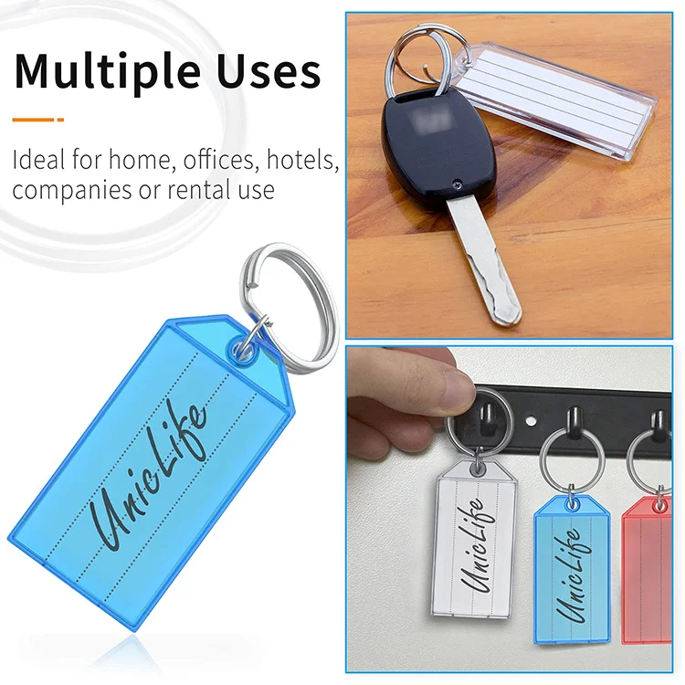 Wholesale Colorful Name Number Acrylic Key chain Promotional Gifts Custom Acrylic Keychain