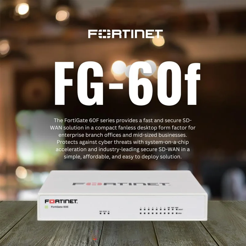 Good price Fortigate Firewall  FG-60F Fortinet network Firewall FG-60F in stock
