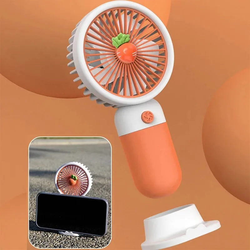 USB Mini Wind Power Handheld Fan Convenient And Ultra-quiet Fan High Quality Portable Student Office Cute Small Fans for Summer