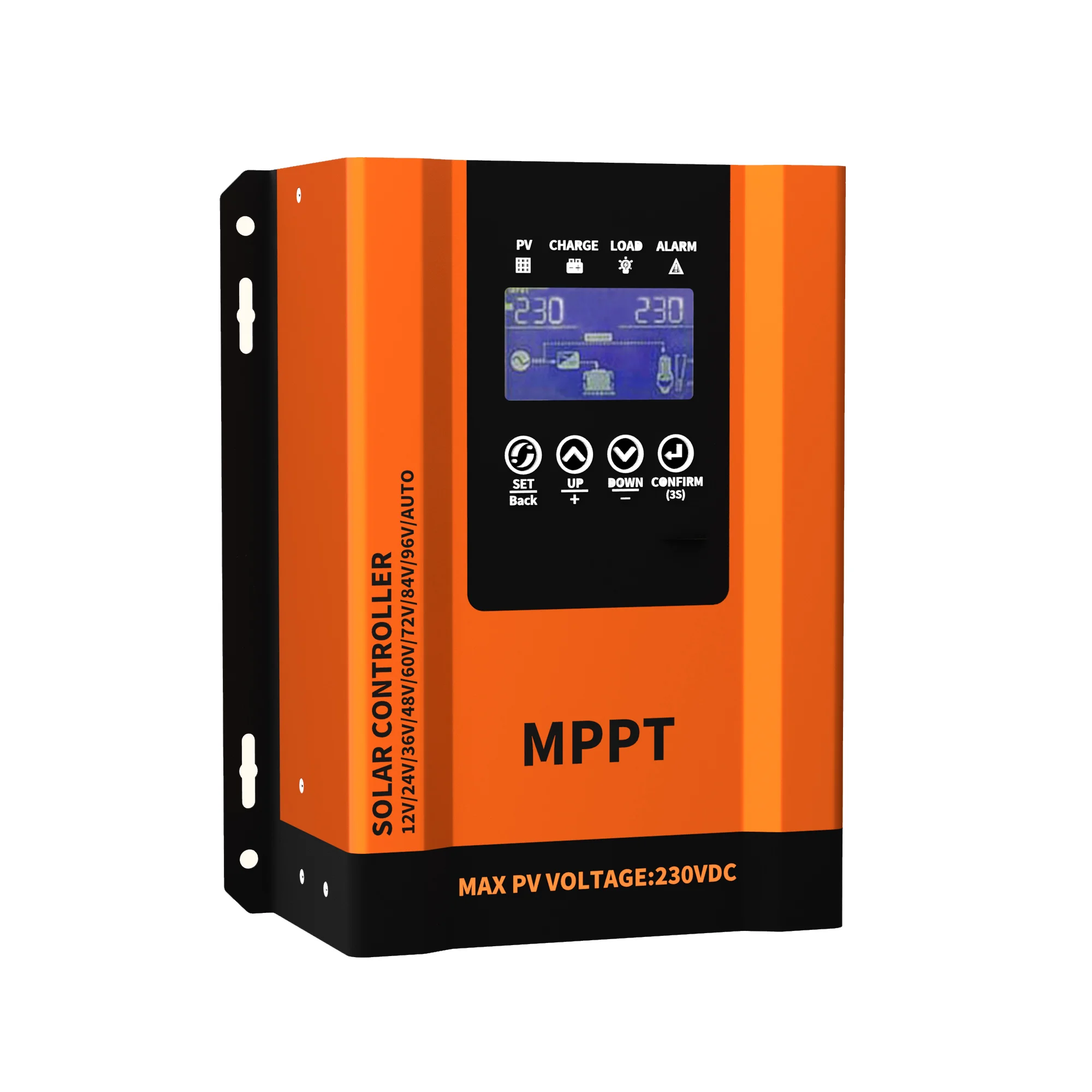 MPPT Solar Charge Controller 12V 24V 36V 48V 60V 72V 84V 96V Auto 30A 40A 50A 60A Solar PV Charger Regulator With LCD Display