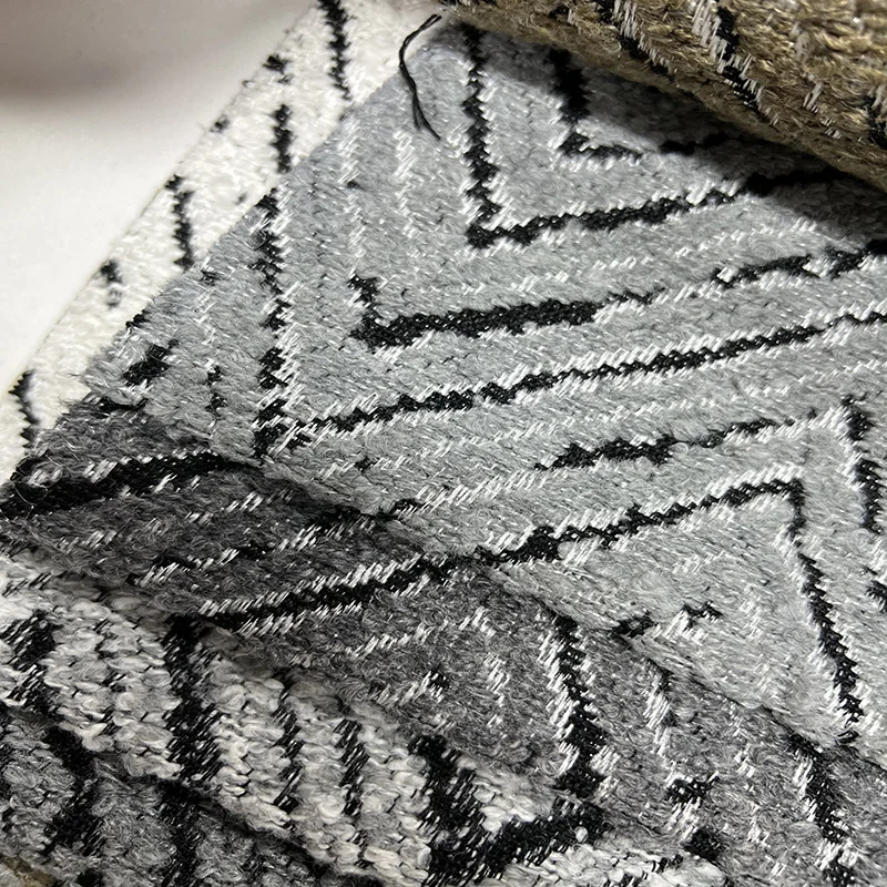 wholesale classic woven dyed thick cotton linen contain polyester decoration upholstery sofa fabric