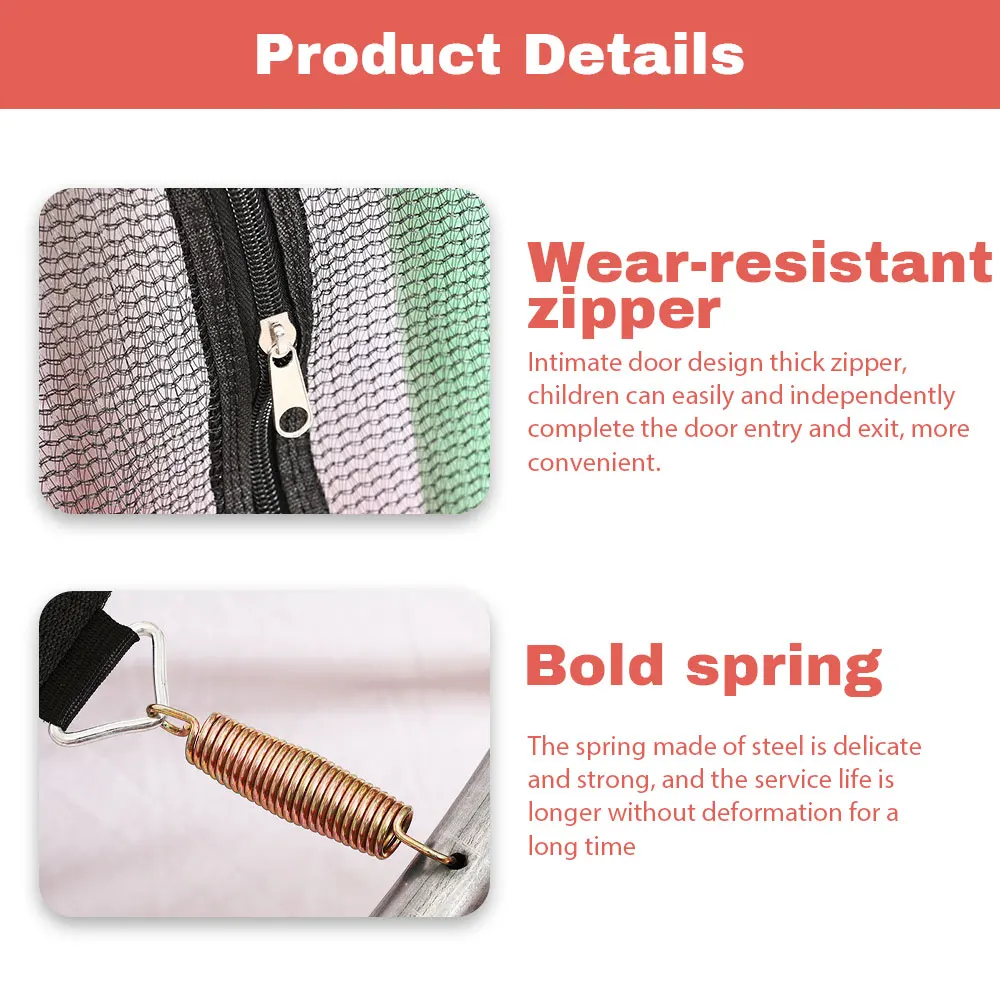 123Sports Durable Good Waterproof Performance Trampoline Bed For Child Playing