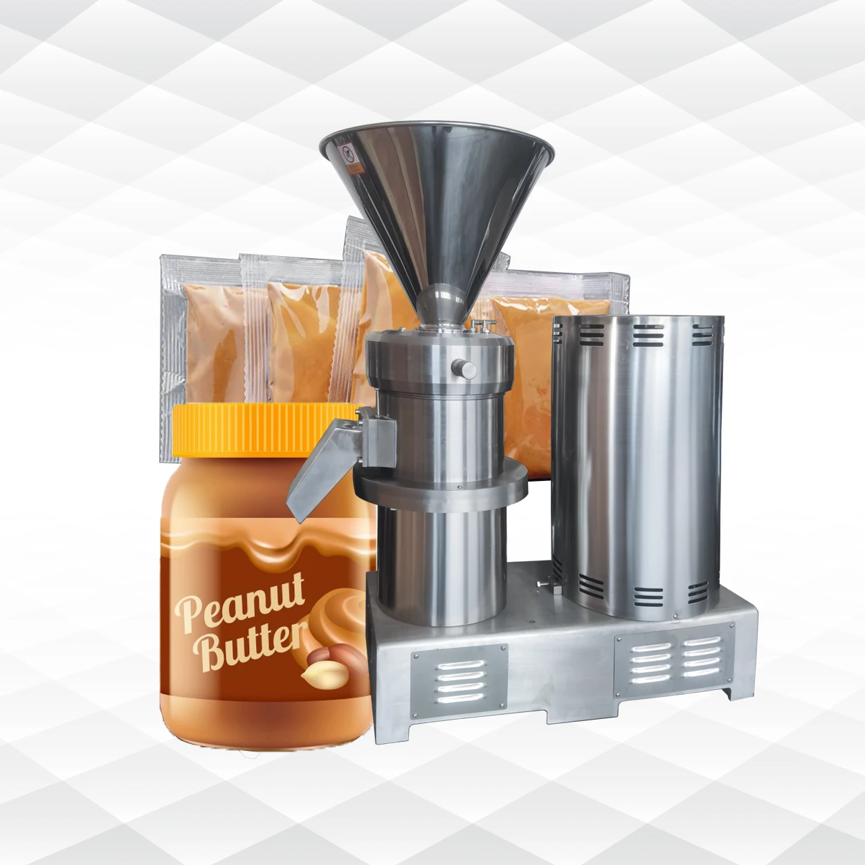 groundnut peanut jam paste butter colloid mill making grinding machine