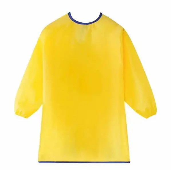 Customizable Baby Bib Long Sleeve Polyester Apron with Logo Waterproof Feeding Sublimation for Children