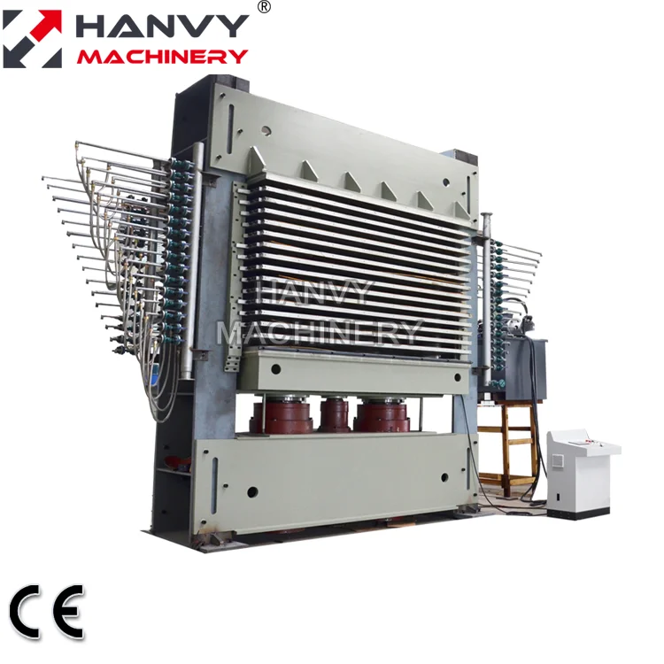 Production process of plywood/control Plc Siemens/Hot Press