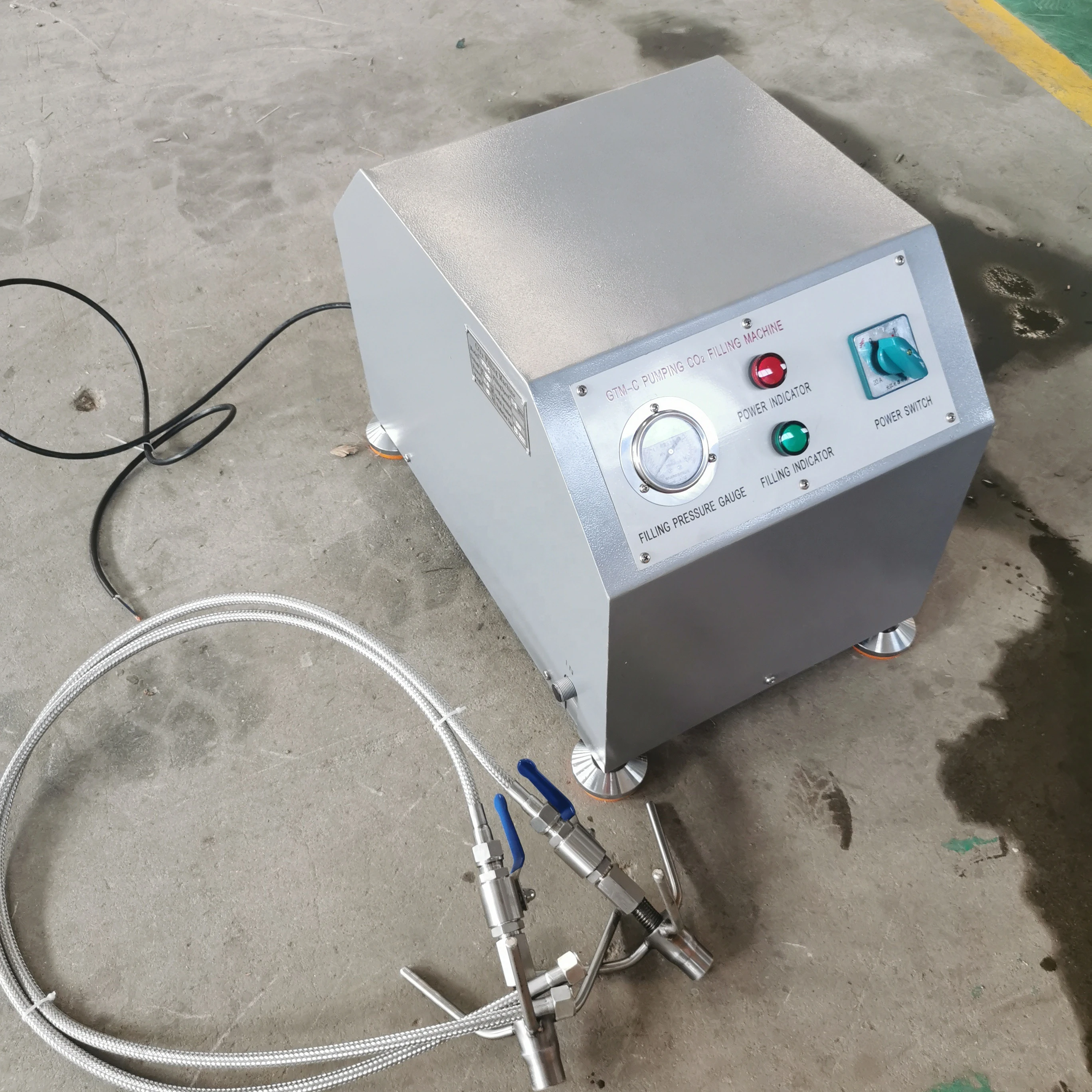 Co2 filling machine for fire extinguisher (GTM-D )