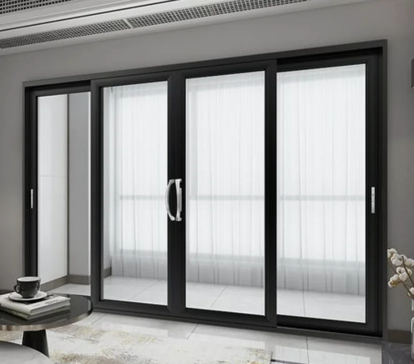 Modern patio balcony veranda backyard sliding door aluminium sliding glass doors
