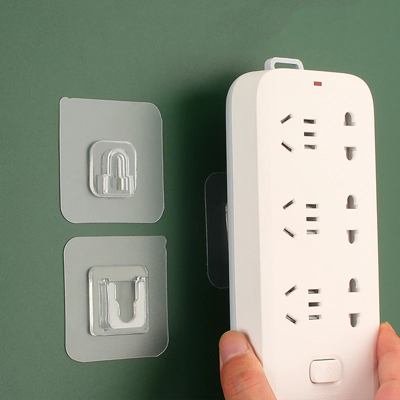 Wholesale Acrylic Transparent Removable Double Sided Adhesive Wall Hooks