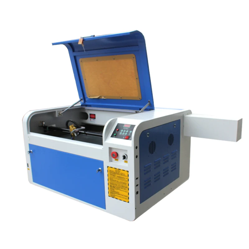 Factory price 4060 50w laser engraving machine with axis of rotation