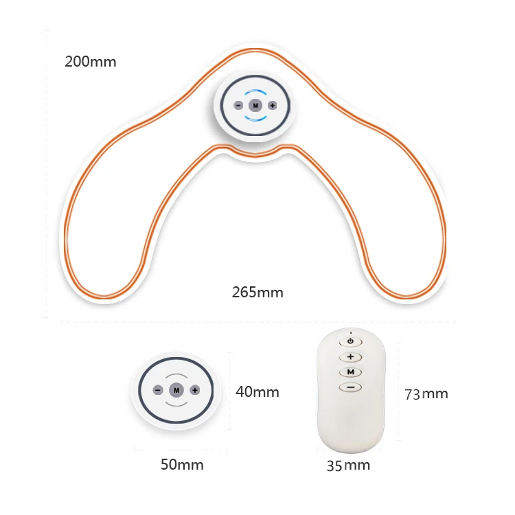 2021 hip trainer abs stimulator ems hip trainer butt toner electric butt trainer deep muscle massager