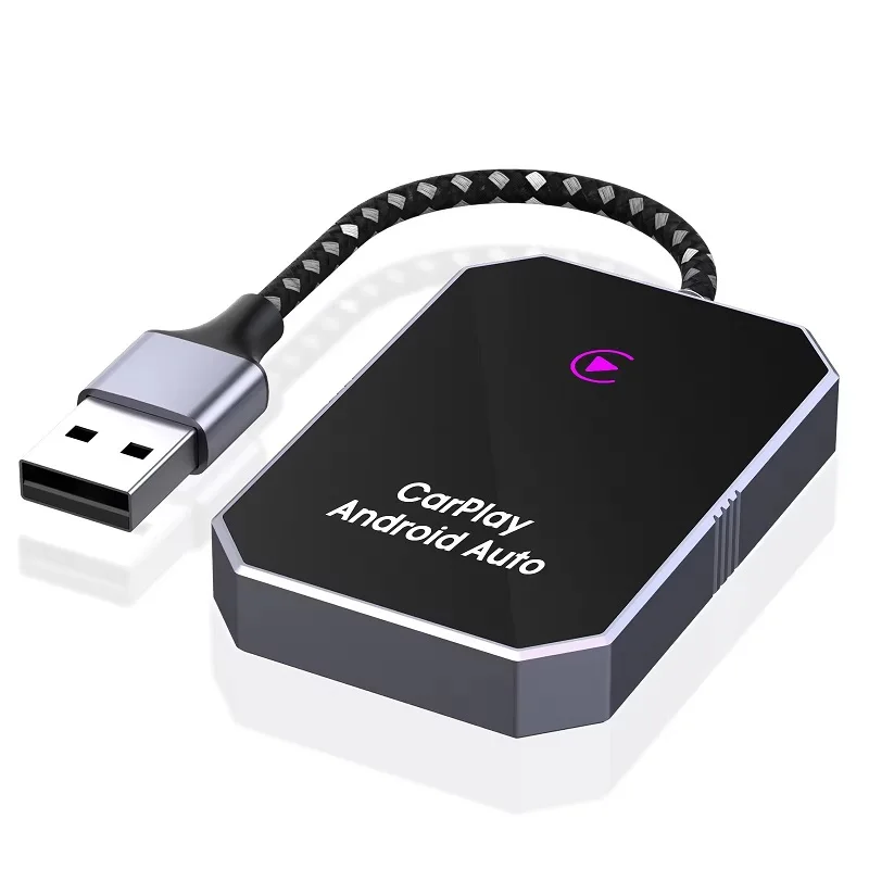 Универсальный Wi-Fi + Bluetooth 2 в 1 Android и iPhone беспроводной CarPlay Dongle конвертер