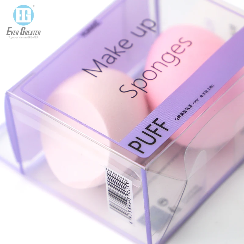 Пользовательские ПЭТ прозрачная маленькая коробка напечатанная Складная Косметическая упаковочная коробка пластиковые коробки с логотипом