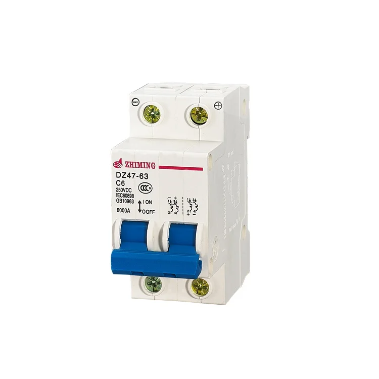 ZHIMING Brand Electrical Leakage Circuit Breaker 1P AC C Curve 20A RCCB/RCD Circuit Protector