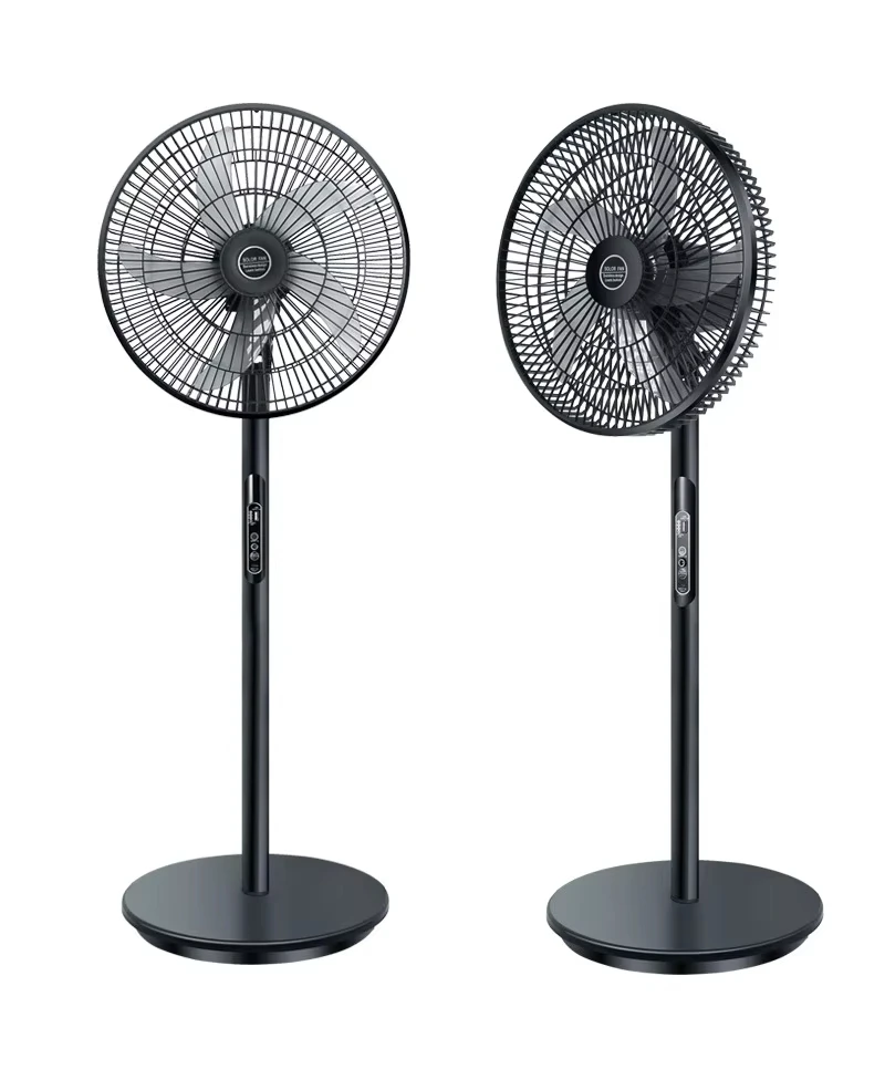oem Solar Rechargeable standing Fan 12 Inch Energy Conservation Solar Fan With Solar Panel