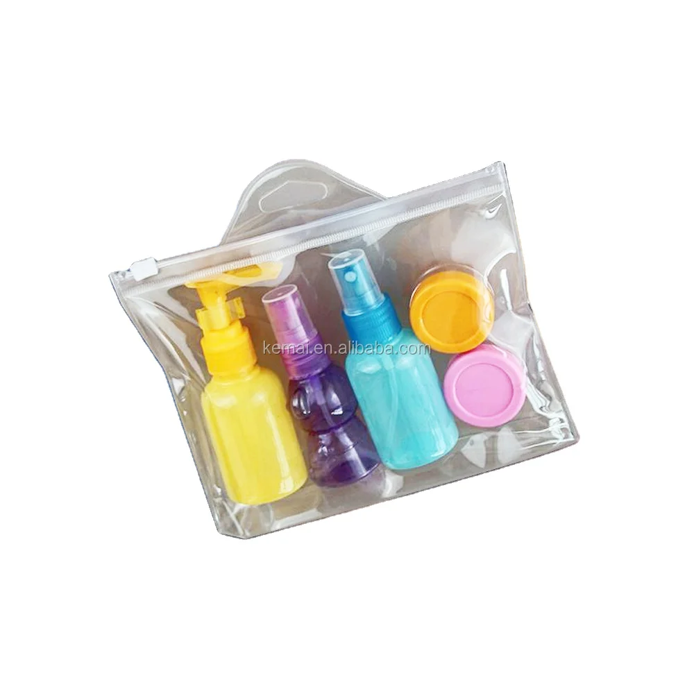 Plastic Bottle Travel Kit PET PE PS Jar Set Daily Care Travel Set Travelling Bottle Sets Facoroty Price