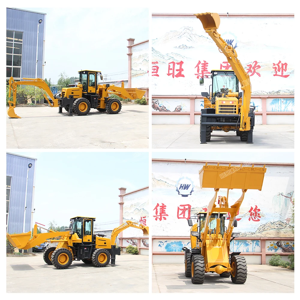 Hengwang HW20-28 трактор 2Ton ведра колеса гидравлический погрузчик с обратной лопатой цены по прейскуранту завода-изготовителя