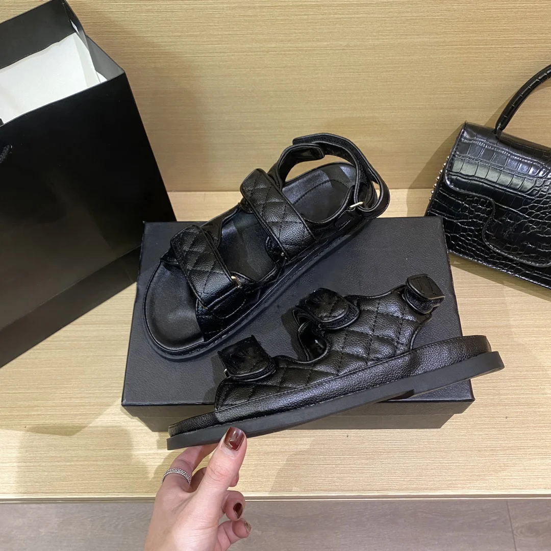 2022 summer spring new luxury high/flat heel shoes sandals for women and ladies designer sandals women famous brands