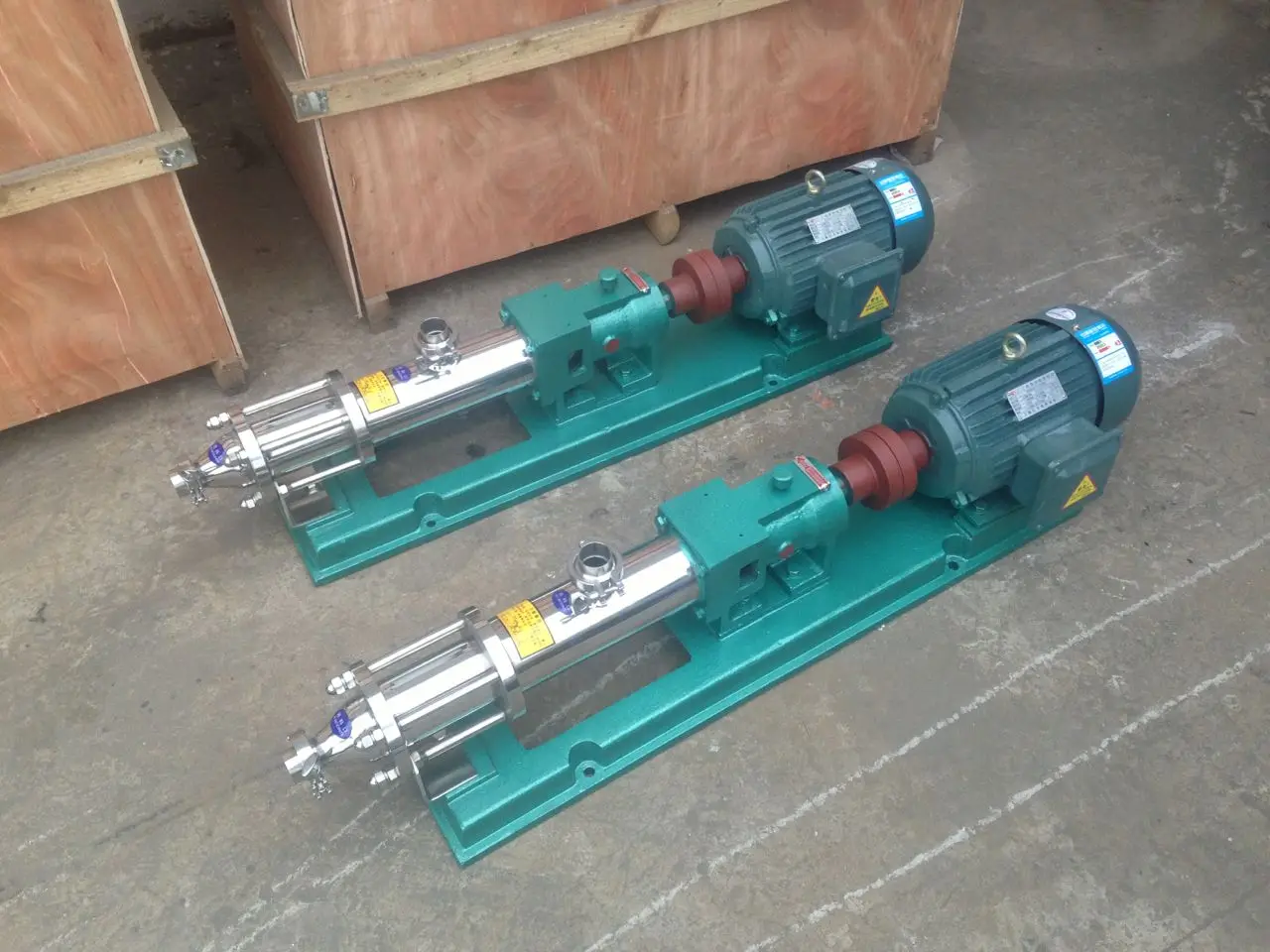 
Stainless steel food grade mono single screw pump 
