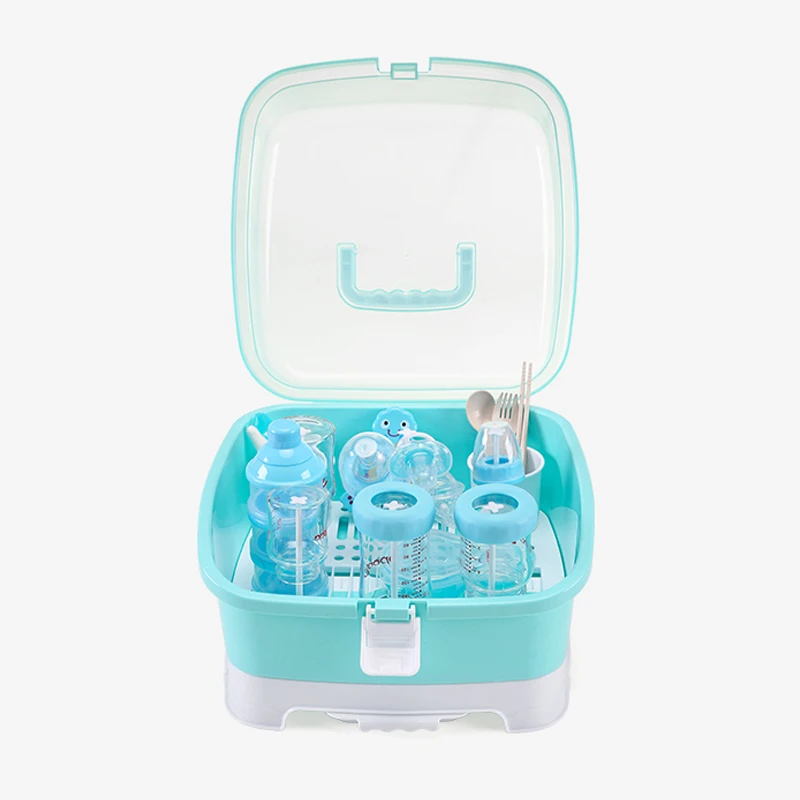 Large Plastic Portable Feeding Baby Milk Powder Container Bottle Storage Box Baby Feeding Bottle Storage