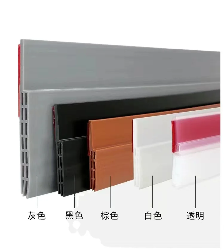 custom Silicone Rubber Seal Strip Door Bottom Sealing Weatherstripping / door sweep weather stripping