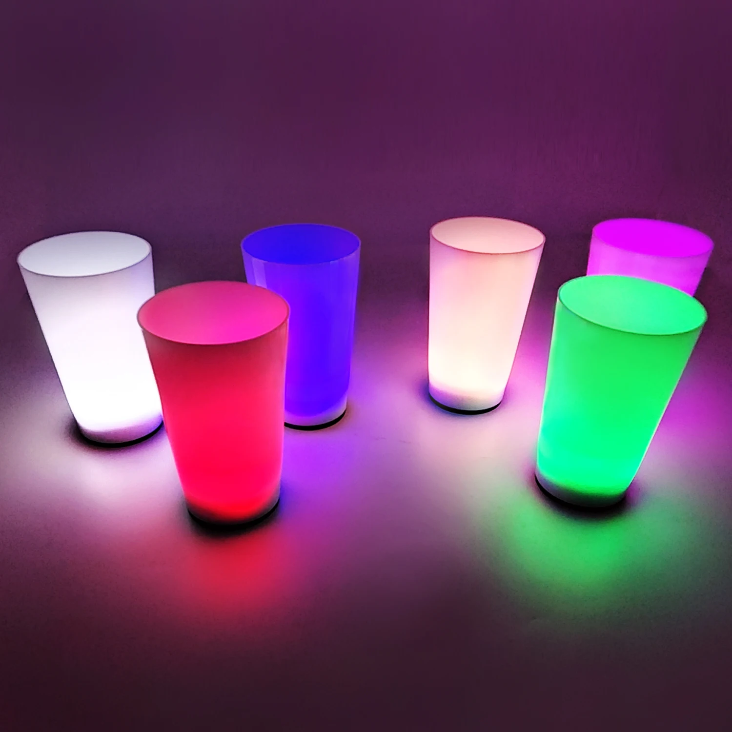 LED Flash Light Up Drinking Glasses Fun Glowing LED Blinking LED Cup for Bar Night Club