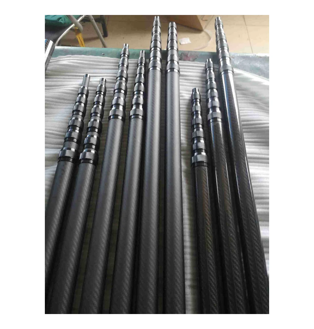 High Strength Carbon Fiber Tent Pole Carbon Fiber Telescopic Pole