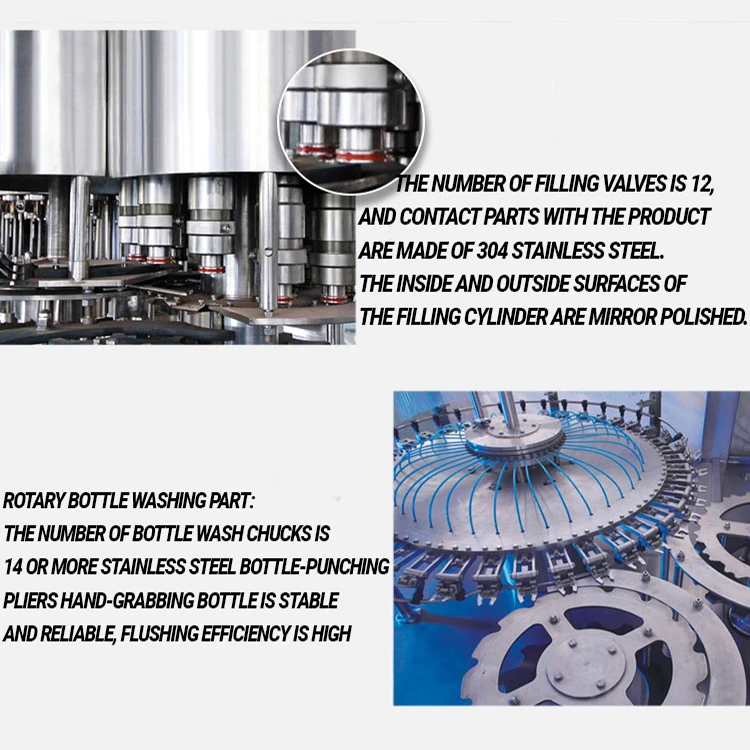 
Hot selling high efficiency juice drink water liquid bottle filling machine 