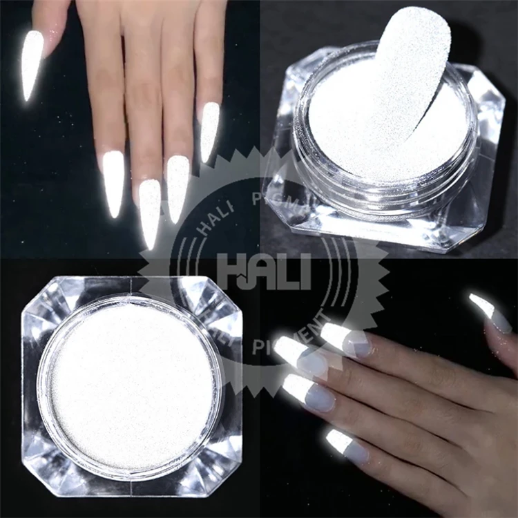 high reflection index pigment silver reflective micro glass bead light glitter reflector powder for screen print