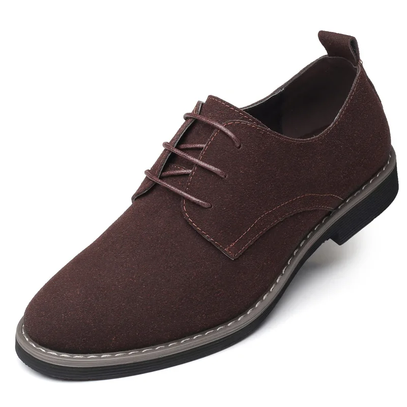Suede Fashion Trend Plus Size Mens Shoes Frosted Leather Casual Board Multi-color Breathable Wear-resistant