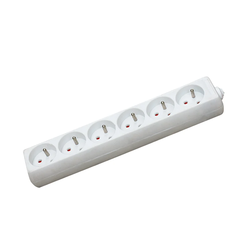 European EU Cable Surge Protector Multiple Power Strip Lead outlet extension cord Plug and multiple socket