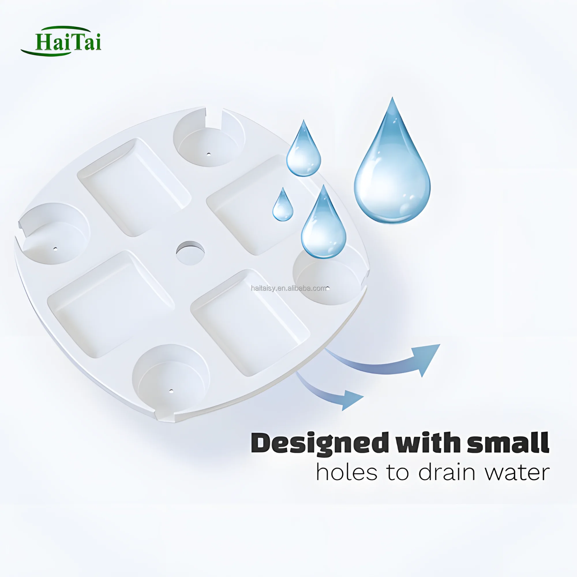 Portable Beach Umbrella Table Tray With Cup Storage Holders Water Clip On Plastic Holders Food Patio Beach Gardens Yards Patios