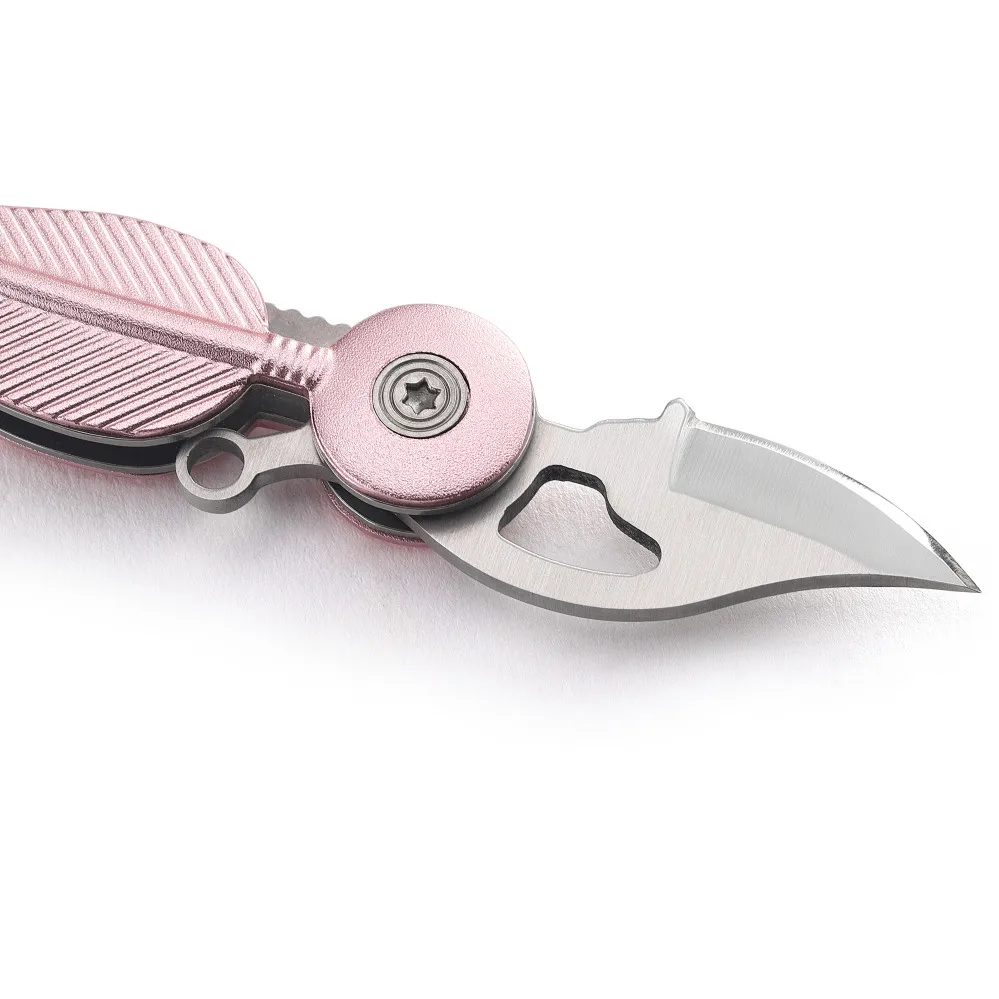 Gig Discount! RTS Lady Gift Folding Knife With Pink Handle For Promotion