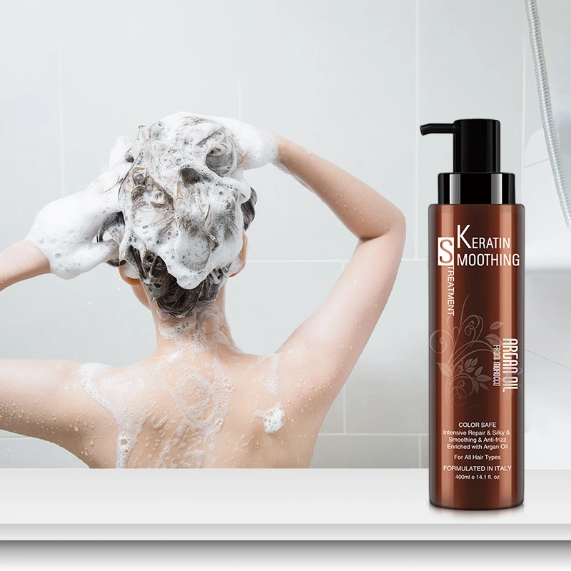 Private Label Oem Keratin Hair Straightening Brazilian Long-Lasting Styling Hair Straightening Cream