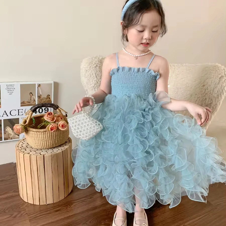 Lovely Tutu Layers Girls Clothing  11 to 12 Baby Fashion 3 Year Old Girl Dress for Wedding Parti Dress for Girl
