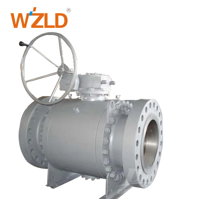 WZLD API6D  Stainless steel Side Entry Forged steel  Trunnion Mounted Ball Valve High pressure