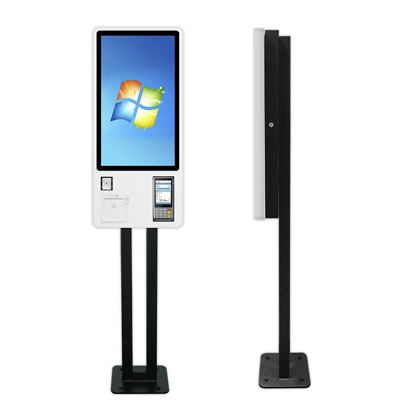 Kiosk Order System All in One POS Floor Stand or Wall Mount Food Ordering Kiosks Self Service Payment Kiosk