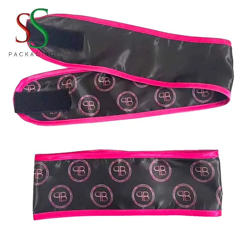 High Quality Custom Satin Headband Wrap Wig Satin Wrap