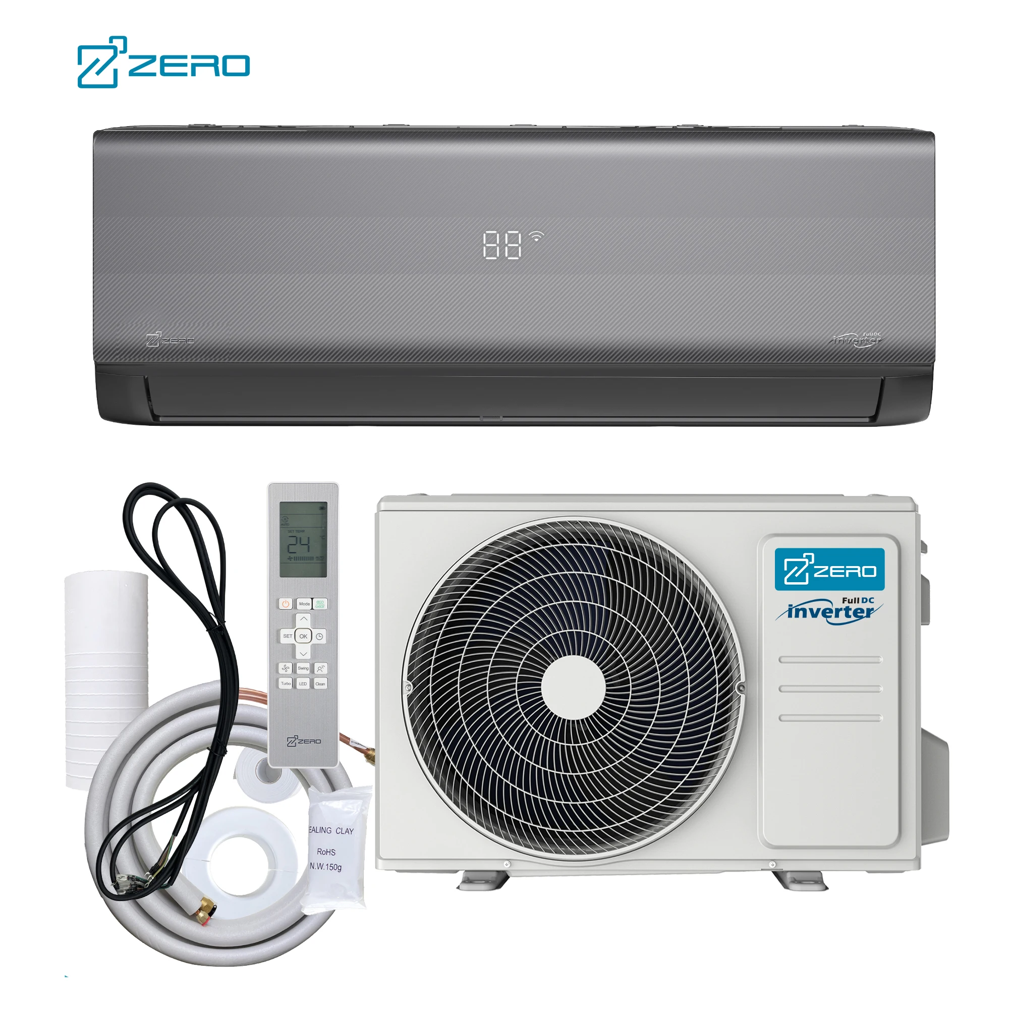 9000 ZERO Z-pro 18000 22000 BTU Инвертор Мини-Сплит настенная система кондиционера тепловой насос 50 60 Гц сплит Кондиционер