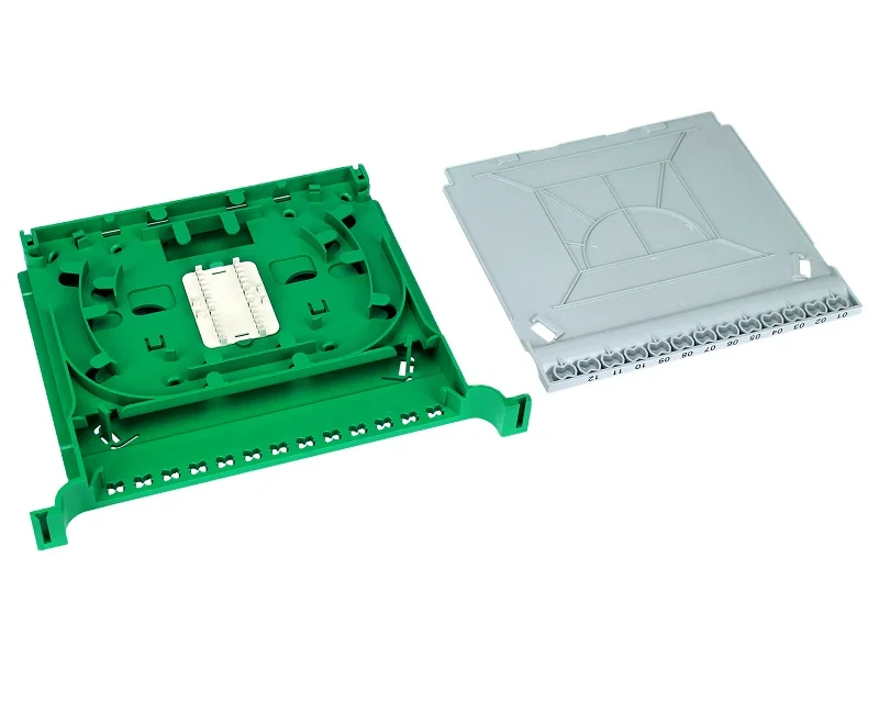 FTTH ODF 12/24 волоконное распределение абс-волокно SC интегрированный фьюжн диск волоконно-оптический Сращивание кассета лоток