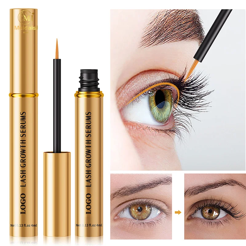 Wholesale Eyelash Serum Lash Vitamin B Oil Natural Eye Brow Lash Growth Extension Eyelash Growth Serum Private Label